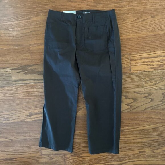 NWT Social Standard by Sanctuary Ladies Juliet Twill Crop Pant Straight Wide Leg - Picture 10 of 12